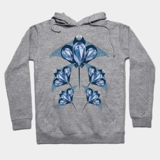 Manta Ray - Sapphire Hoodie